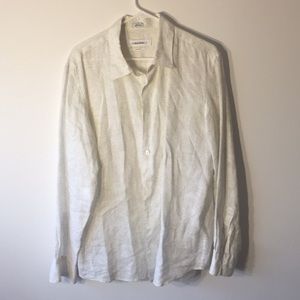 Calvin klein linen shirt